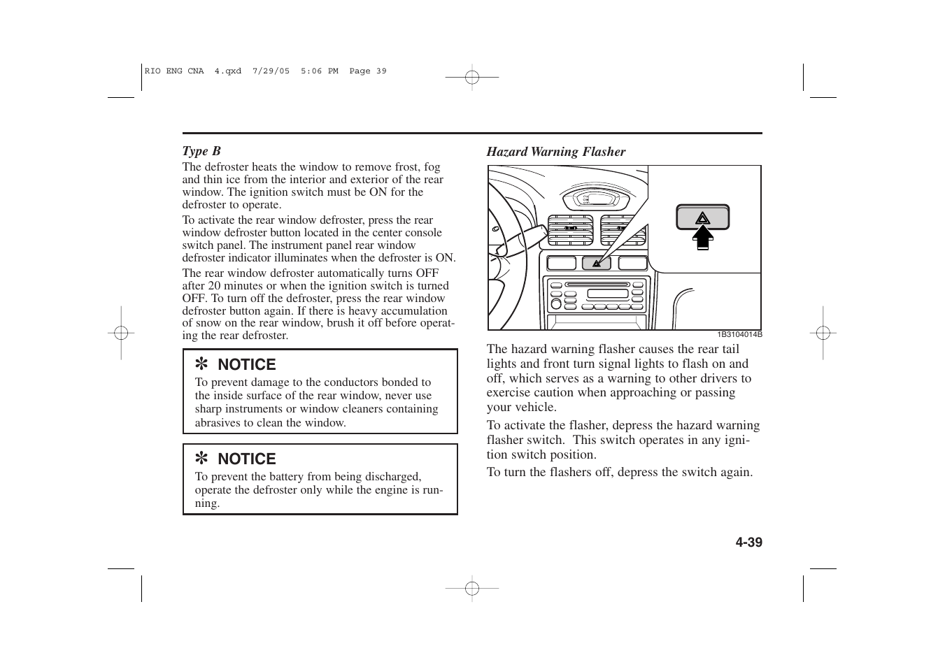 KIA Rio_Rio5 2005 User Manual | Page 120 / 238