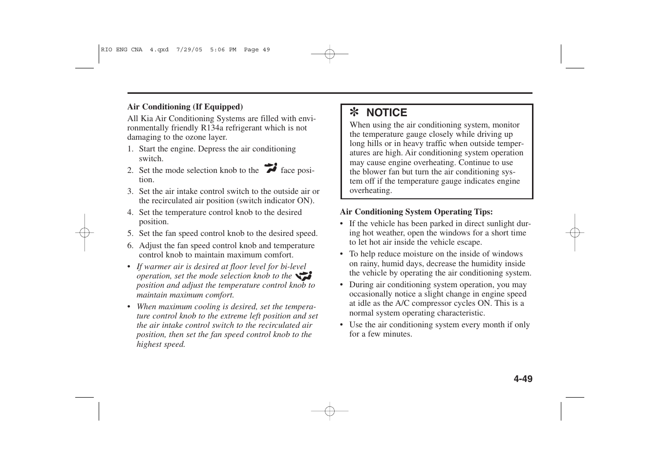 KIA Rio_Rio5 2005 User Manual | Page 130 / 238