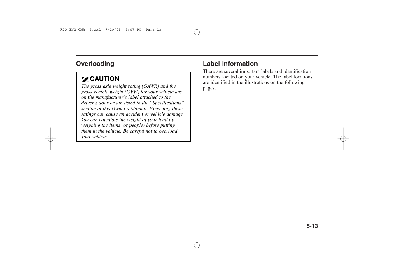 KIA Rio_Rio5 2005 User Manual | Page 147 / 238