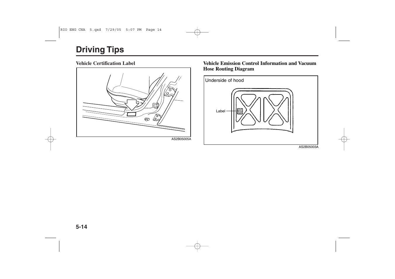 Driving tips | KIA Rio_Rio5 2005 User Manual | Page 148 / 238