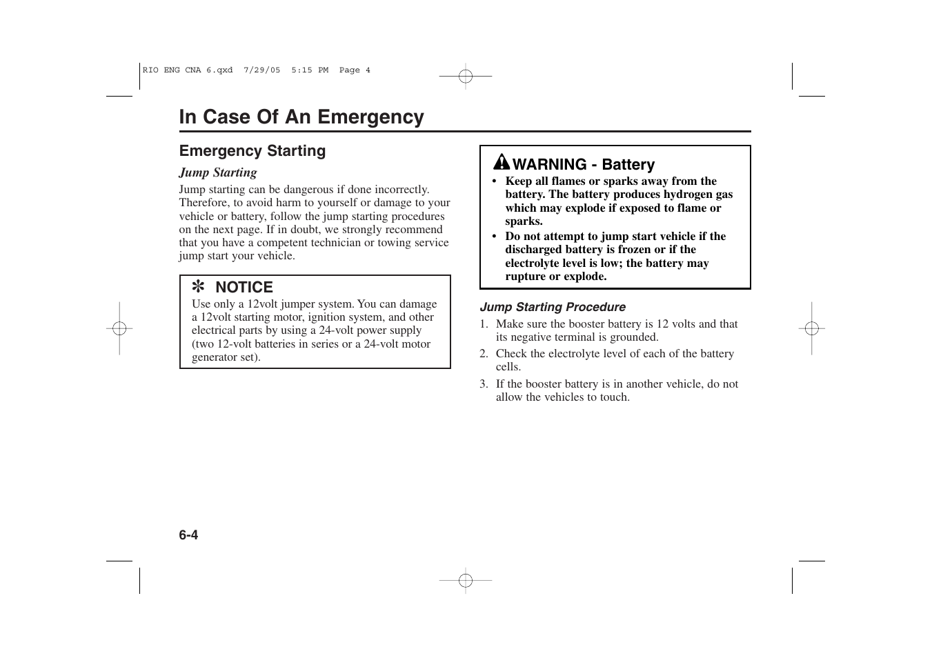 KIA Rio_Rio5 2005 User Manual | Page 153 / 238