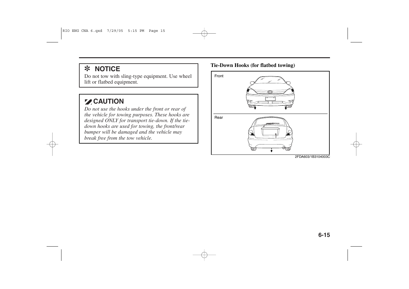 KIA Rio_Rio5 2005 User Manual | Page 164 / 238