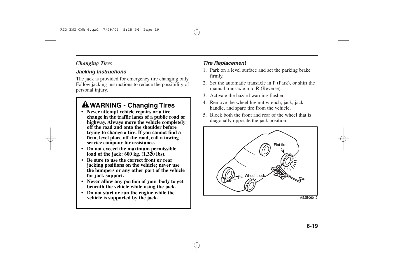 KIA Rio_Rio5 2005 User Manual | Page 168 / 238