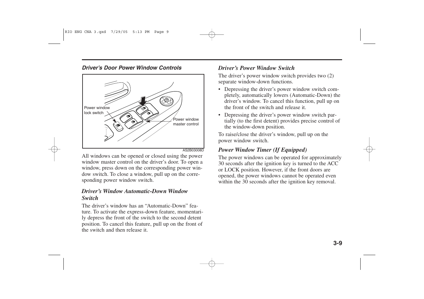 KIA Rio_Rio5 2005 User Manual | Page 19 / 238