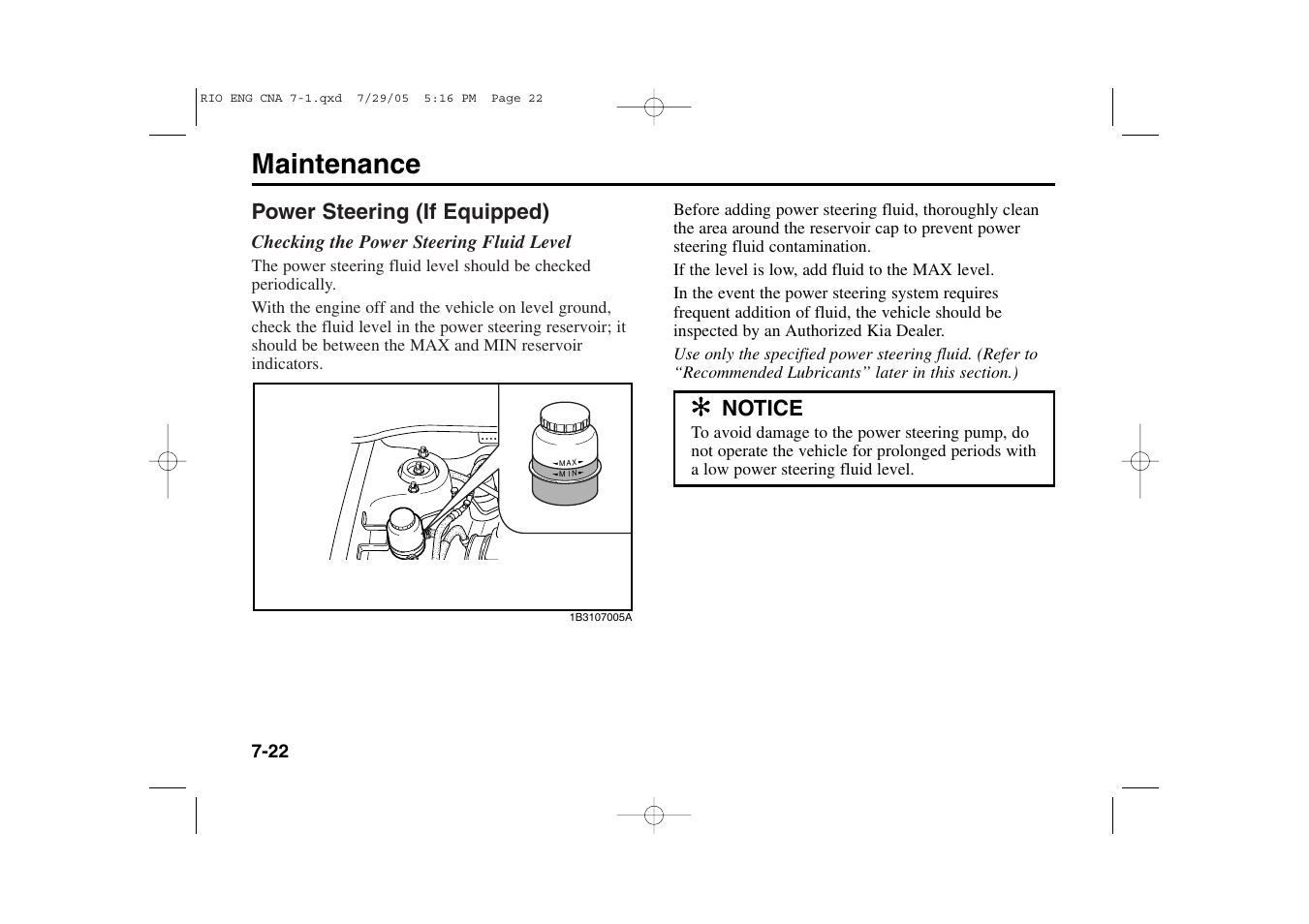 Maintenance | KIA Rio_Rio5 2005 User Manual | Page 194 / 238