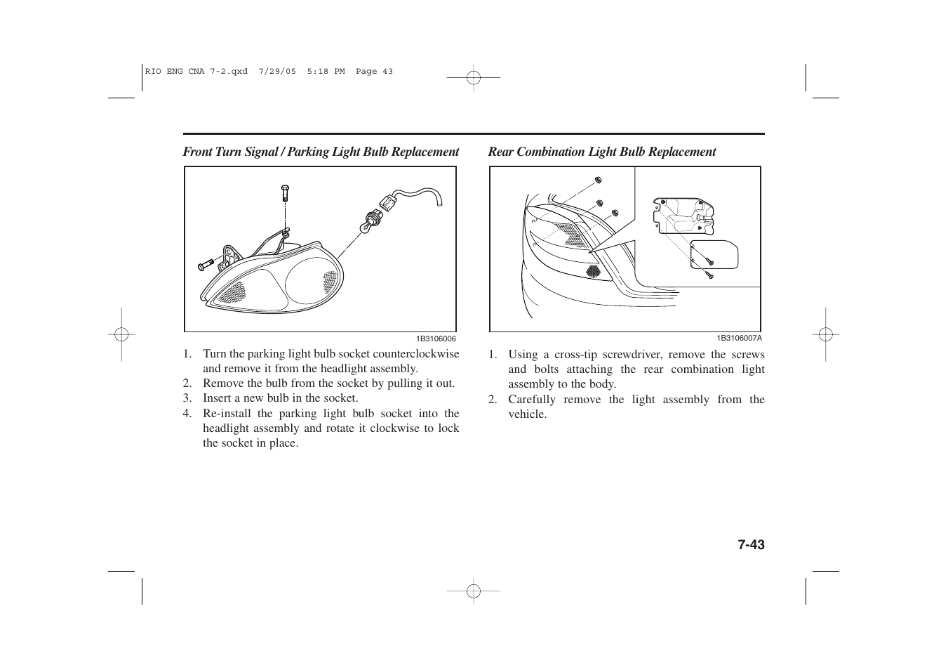 KIA Rio_Rio5 2005 User Manual | Page 215 / 238