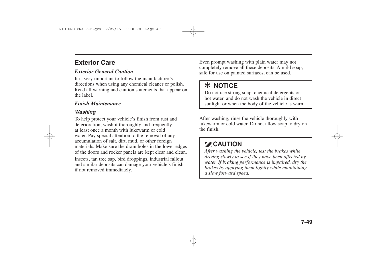 KIA Rio_Rio5 2005 User Manual | Page 221 / 238