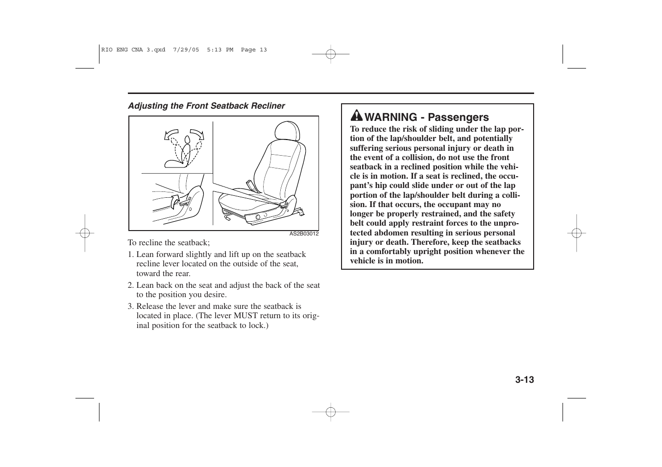 KIA Rio_Rio5 2005 User Manual | Page 23 / 238