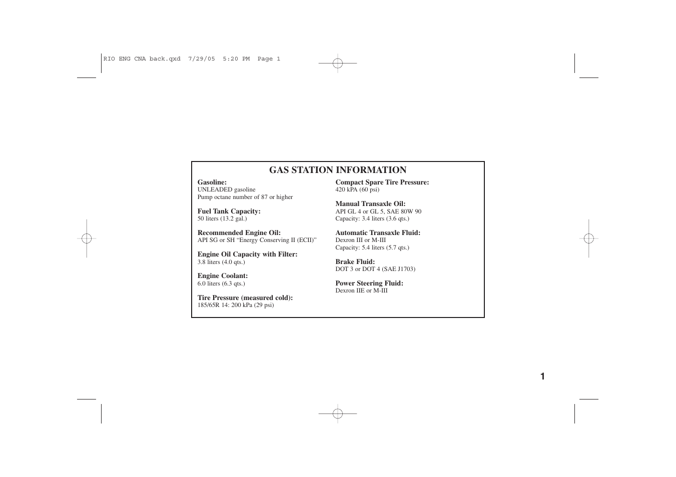 KIA Rio_Rio5 2005 User Manual | Page 234 / 238