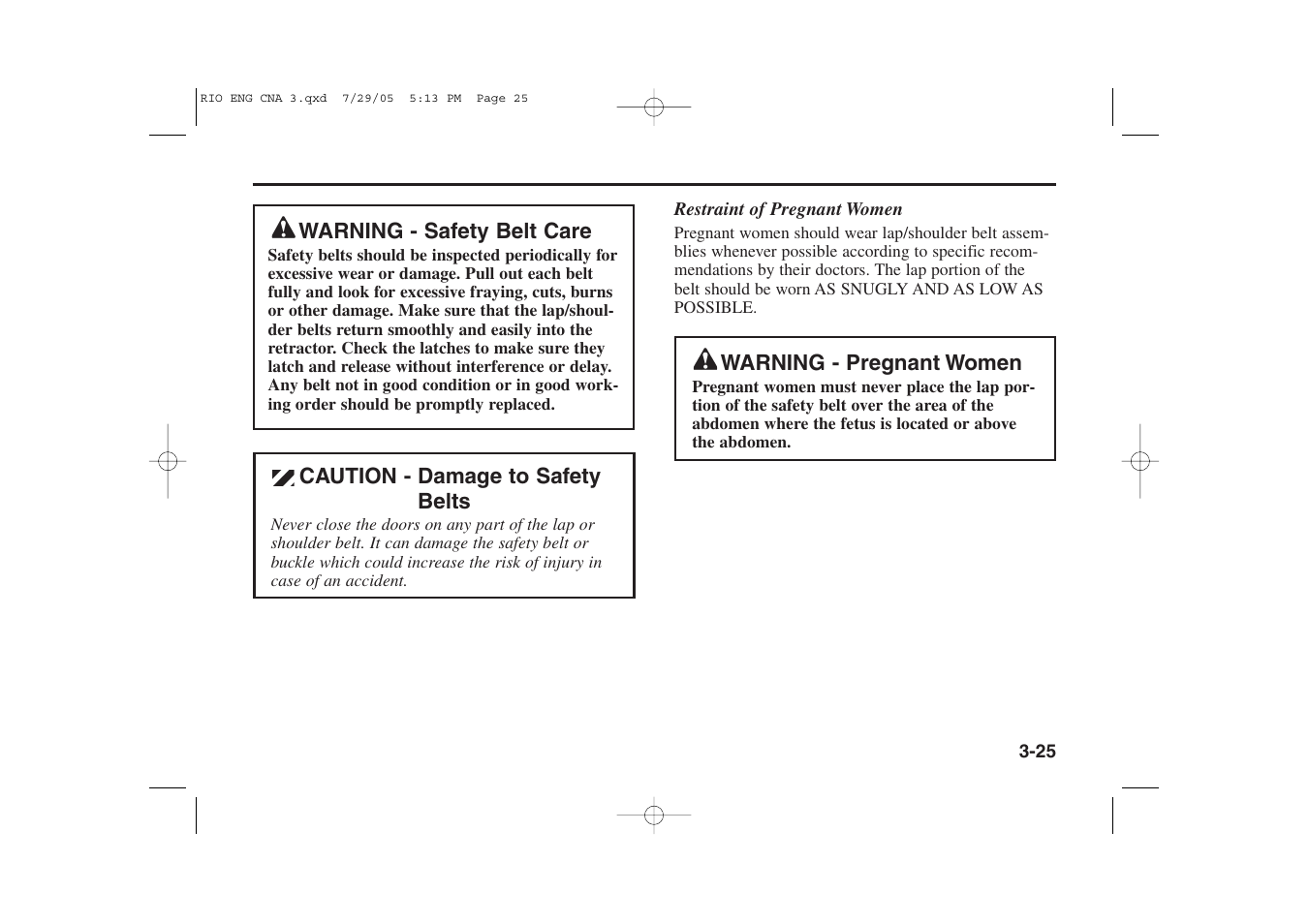 KIA Rio_Rio5 2005 User Manual | Page 35 / 238