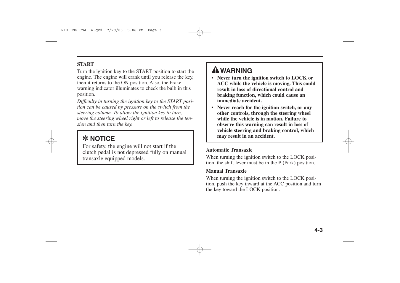 KIA Rio_Rio5 2005 User Manual | Page 84 / 238