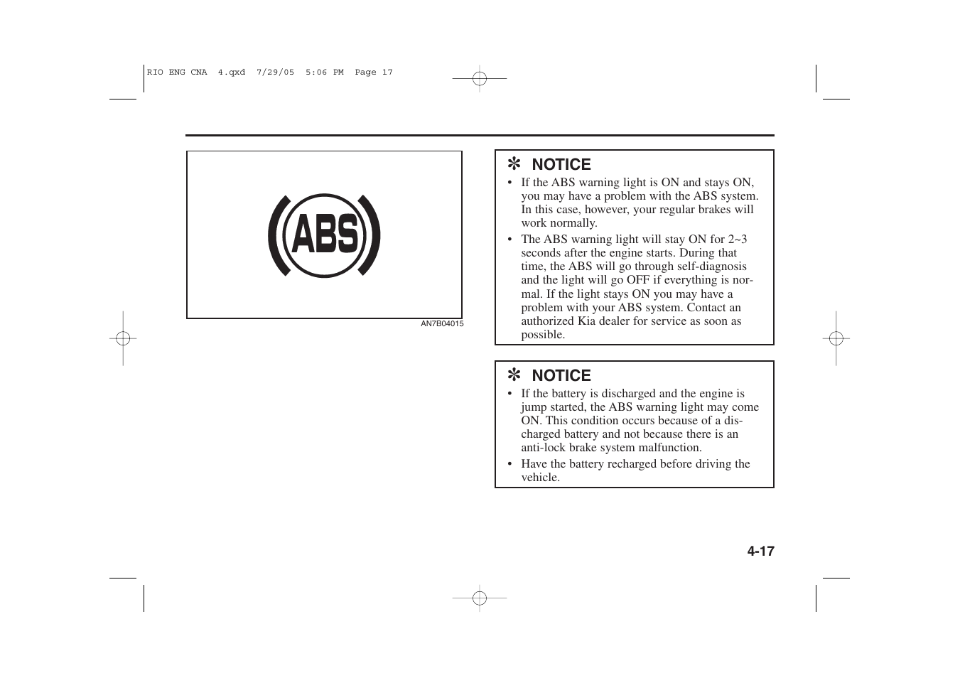 KIA Rio_Rio5 2005 User Manual | Page 98 / 238