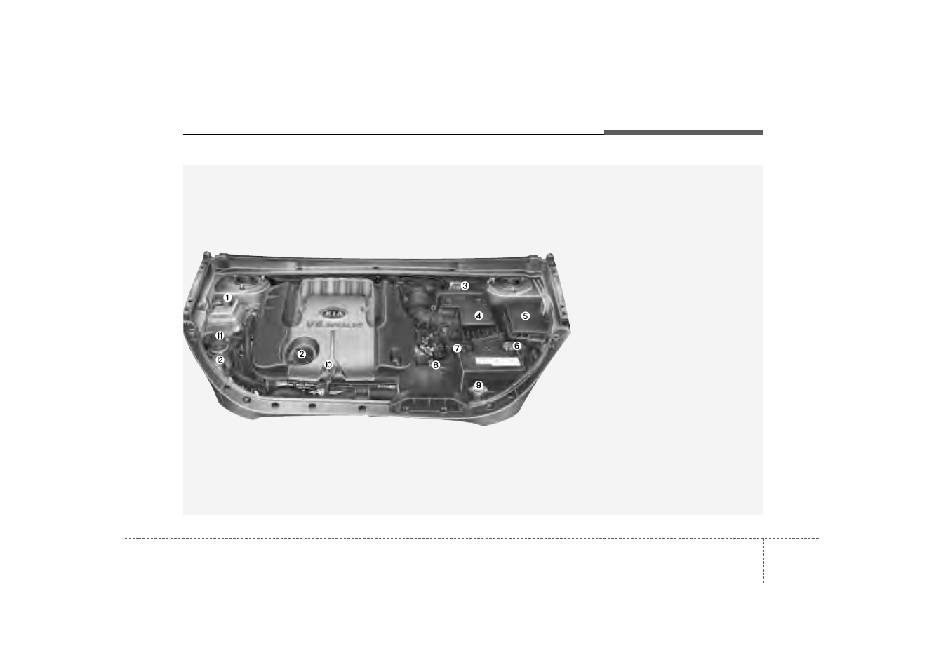 Your vehicle at a glance | KIA Rondo 2007 User Manual | Page 13 / 343