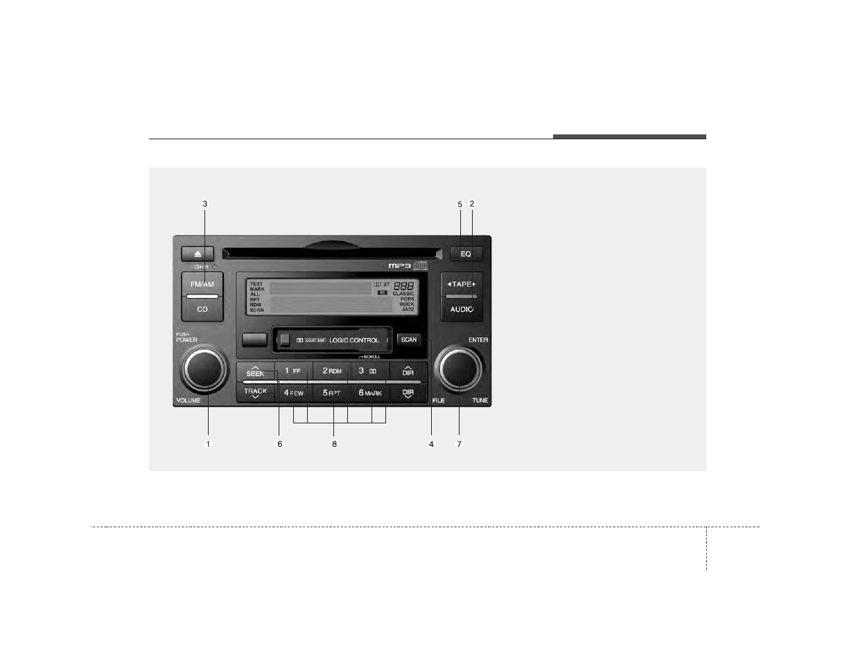 Features of your vehicle | KIA Rondo 2007 User Manual | Page 182 / 343