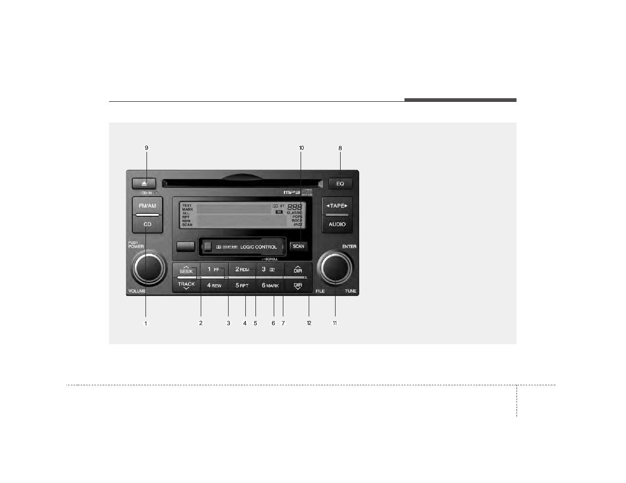 Features of your vehicle | KIA Rondo 2007 User Manual | Page 188 / 343