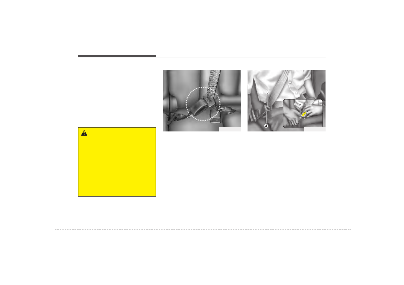 Safety features of your vehicle | KIA Rondo 2007 User Manual | Page 37 / 343