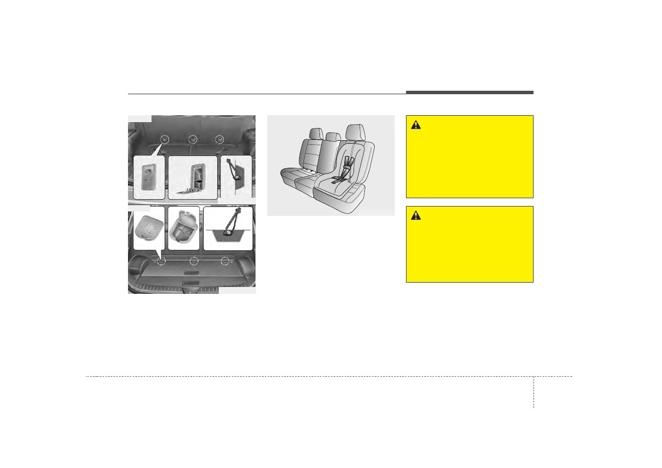 Safety features of your vehicle | KIA Rondo 2007 User Manual | Page 50 / 343