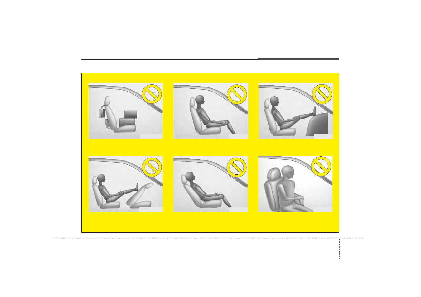 Safety features of your vehicle | KIA Rondo 2007 User Manual | Page 58 / 343