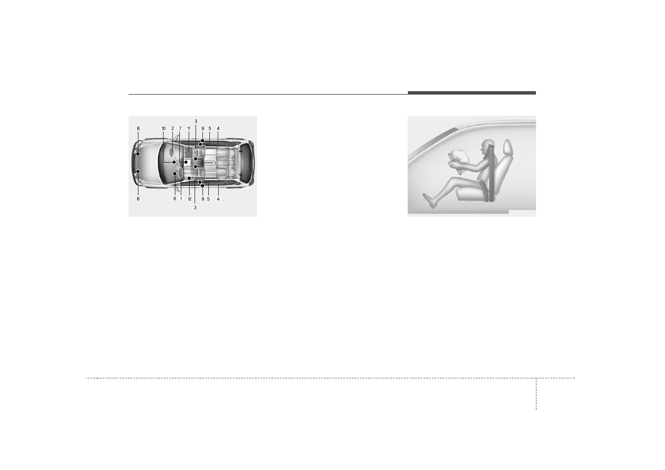 Safety features of your vehicle | KIA Soul 2010 User Manual | Page 50 / 314