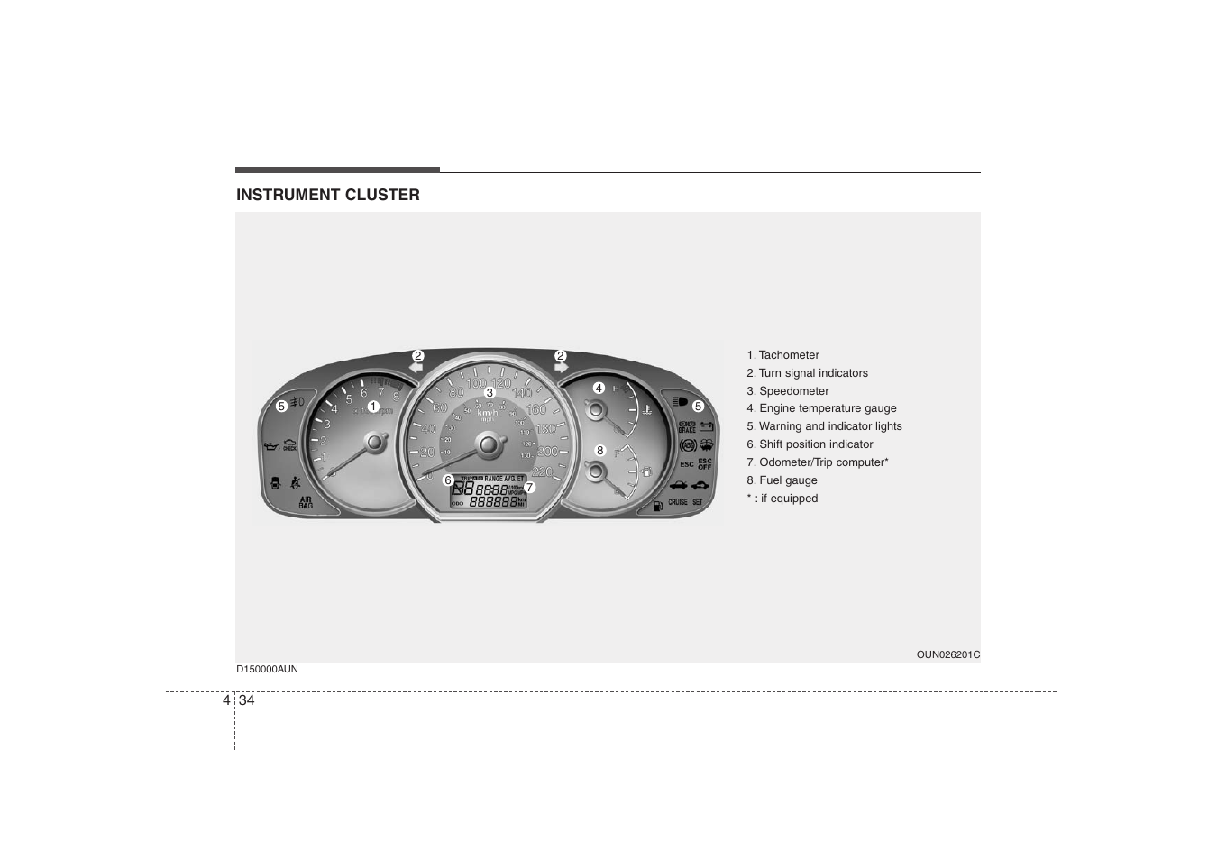 Features of your vehicle | KIA Rondo 2008 User Manual | Page 113 / 341