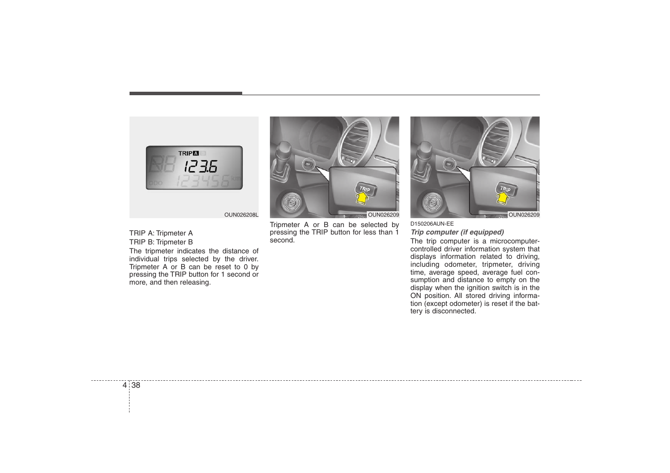 Features of your vehicle | KIA Rondo 2008 User Manual | Page 117 / 341