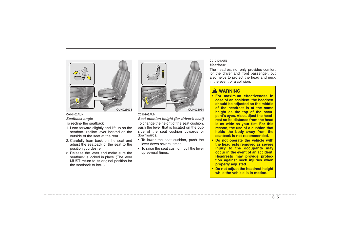 KIA Rondo 2008 User Manual | Page 18 / 341