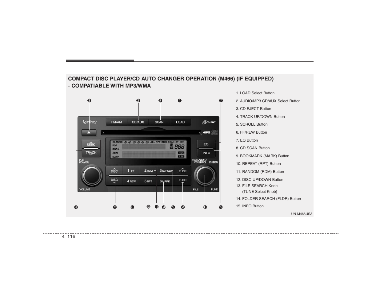 Features of your vehicle | KIA Rondo 2008 User Manual | Page 195 / 341