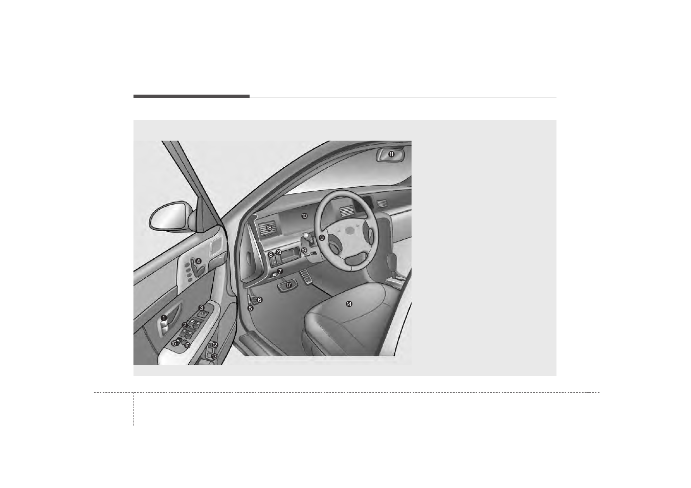 Your vehicle at a glance | KIA Amanti 2007 User Manual | Page 8 / 283