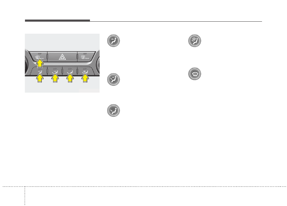 Features of your vehicle | KIA Optima 2011 User Manual | Page 172 / 385