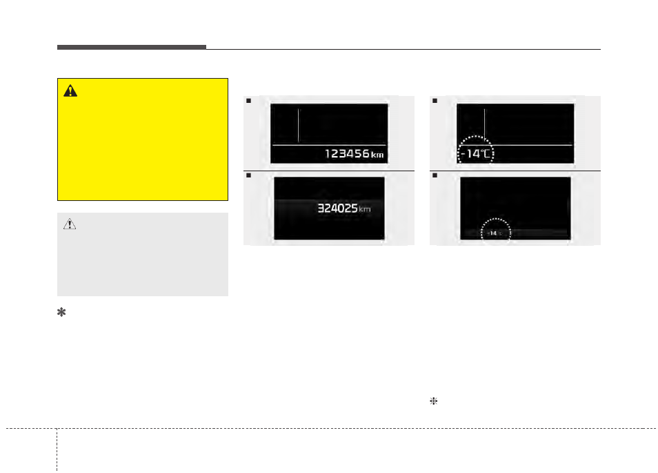 Features of your vehicle, Notice, Warning | Caution | KIA Rondo 2014 User Manual | Page 145 / 517