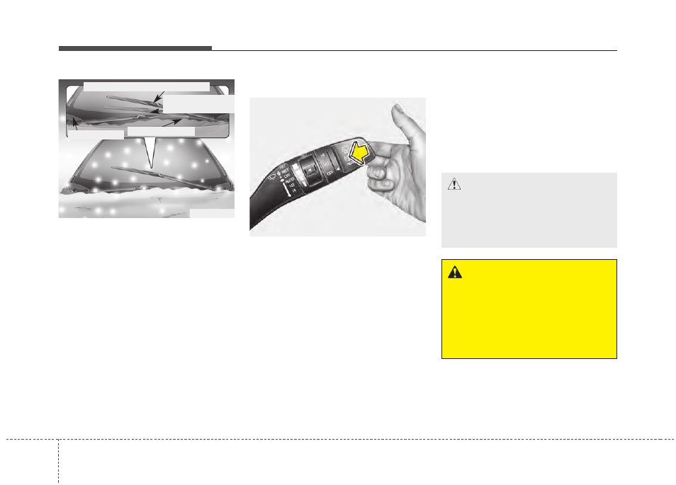 Features of your vehicle, Warning, Caution | KIA Rondo 2014 User Manual | Page 195 / 517