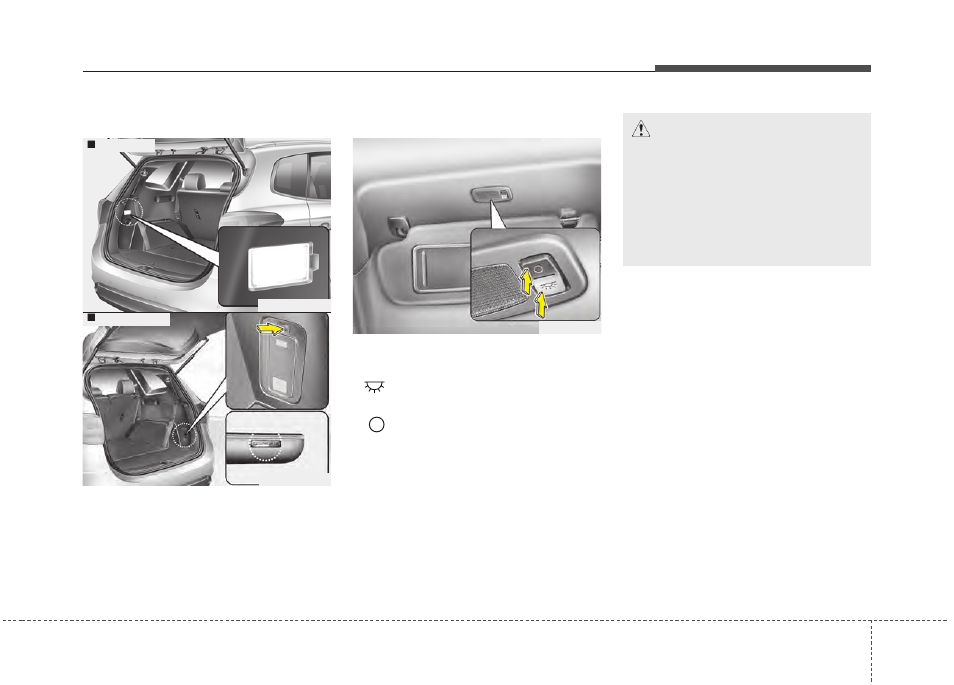 Features of your vehicle, Caution | KIA Rondo 2014 User Manual | Page 200 / 517
