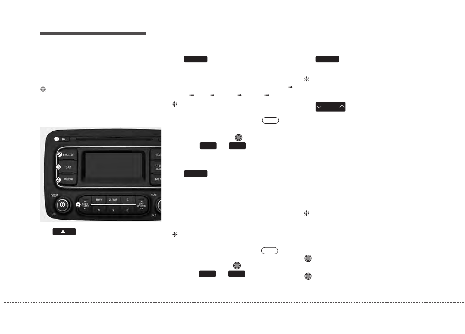Features of your vehicle, System controllers and functions | KIA Rondo 2014 User Manual | Page 265 / 517