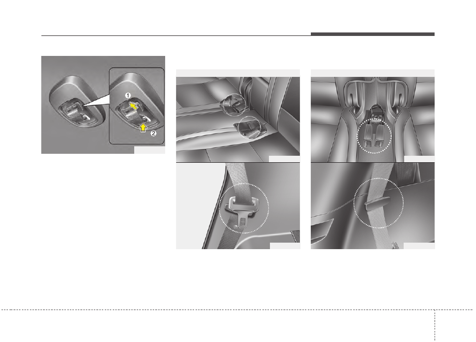 Safety features of your vehicle | KIA Rondo 2014 User Manual | Page 41 / 517