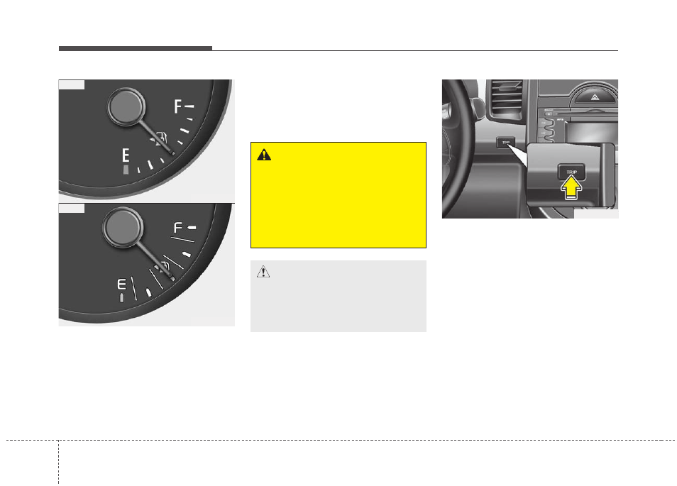 Features of your vehicle, Warning, Caution | KIA Soul 2011 User Manual | Page 112 / 356