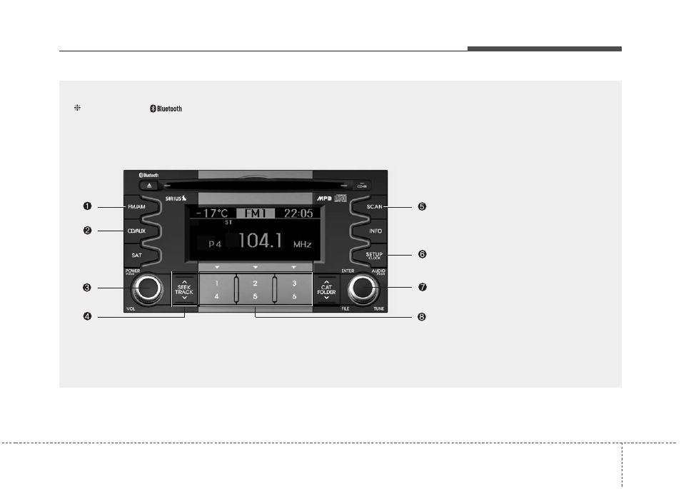 Features of your vehicle | KIA Soul 2011 User Manual | Page 173 / 356