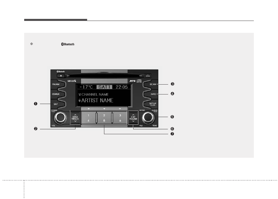 Features of your vehicle | KIA Soul 2011 User Manual | Page 188 / 356