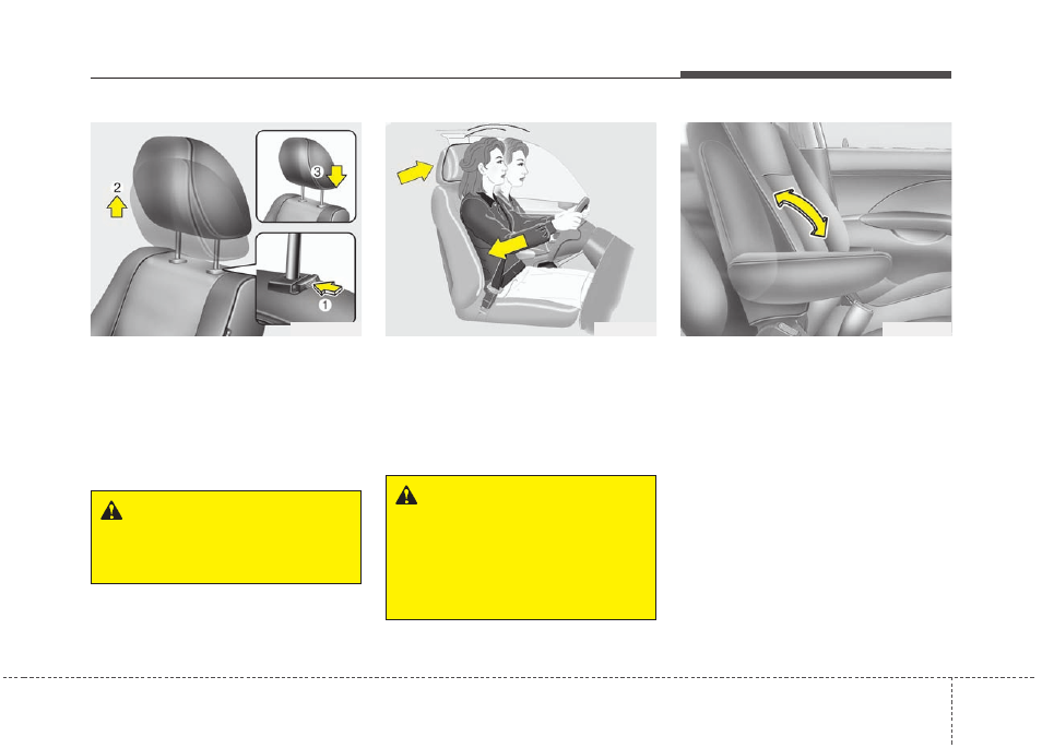 Safety features of your vehicle | KIA Soul 2011 User Manual | Page 20 / 356
