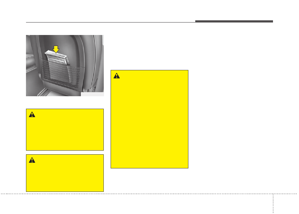 Safety features of your vehicle | KIA Soul 2011 User Manual | Page 22 / 356