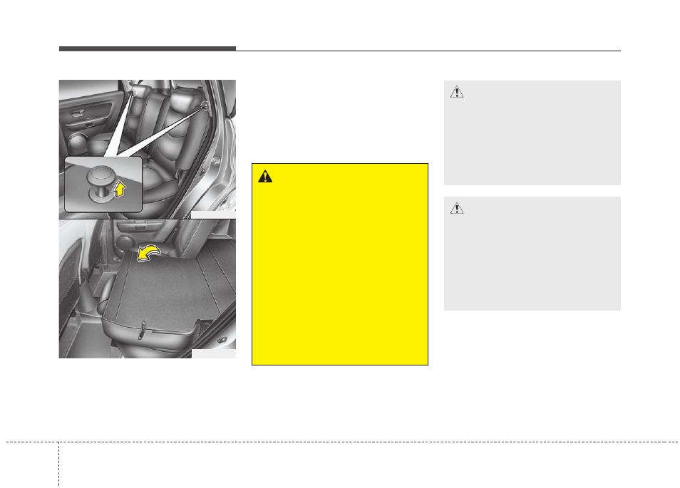 Safety features of your vehicle | KIA Soul 2011 User Manual | Page 23 / 356