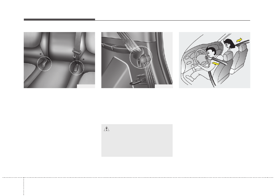 Safety features of your vehicle | KIA Soul 2011 User Manual | Page 31 / 356