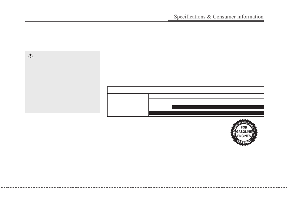 Specifications & consumer information | KIA Soul 2011 User Manual | Page 345 / 356