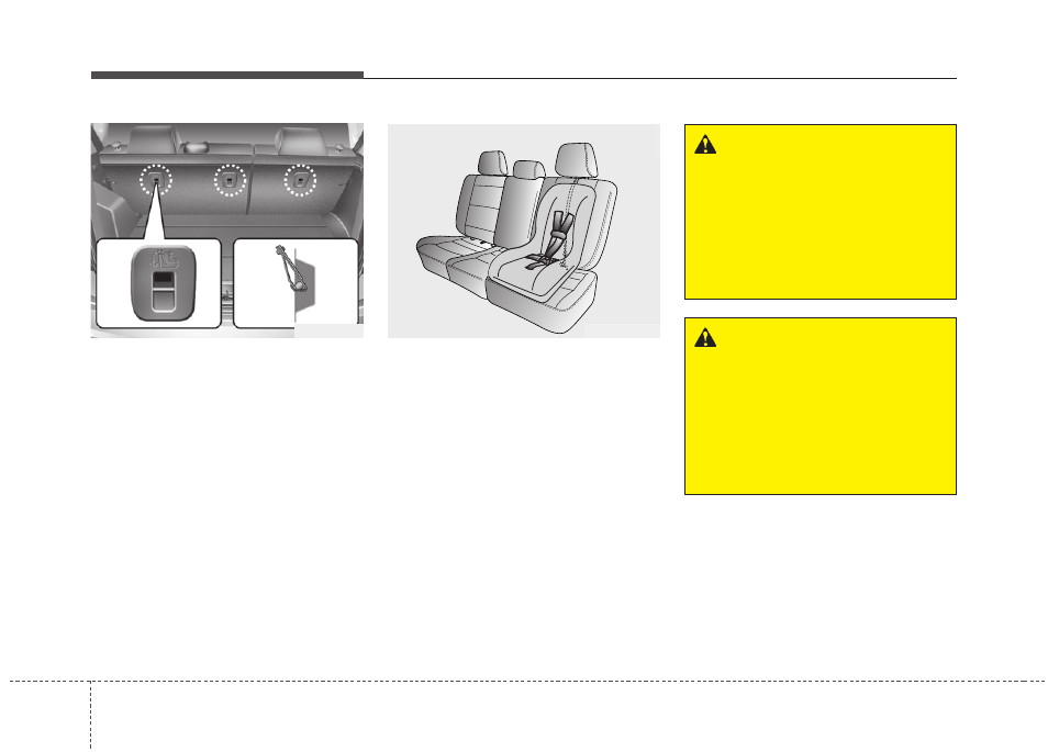 Safety features of your vehicle | KIA Soul 2011 User Manual | Page 43 / 356