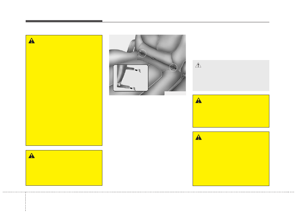 Safety features of your vehicle | KIA Soul 2011 User Manual | Page 45 / 356