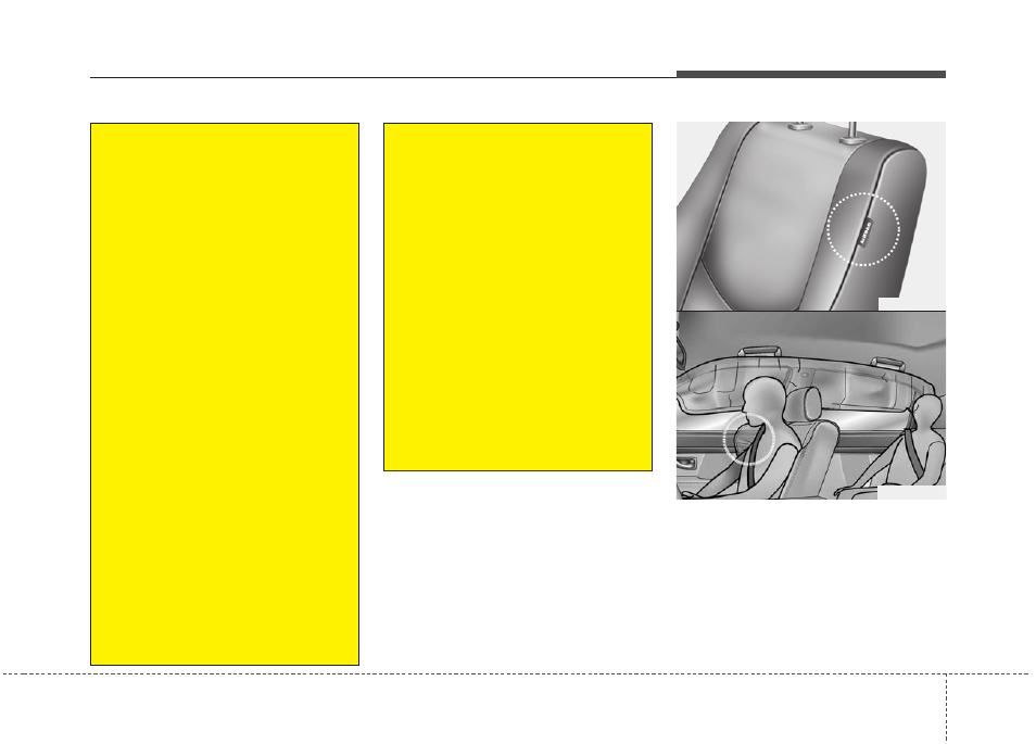 Safety features of your vehicle | KIA Soul 2011 User Manual | Page 62 / 356