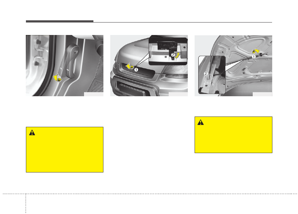 Features of your vehicle | KIA Soul 2011 User Manual | Page 94 / 356
