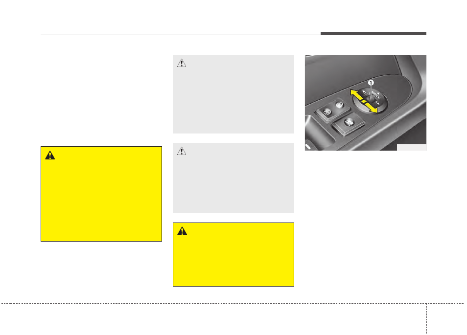 Features of your vehicle | KIA Sportage 2011 User Manual | Page 124 / 385