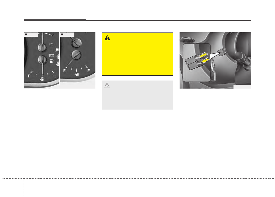 Features of your vehicle, Warning, Caution | KIA Sportage 2011 User Manual | Page 129 / 385