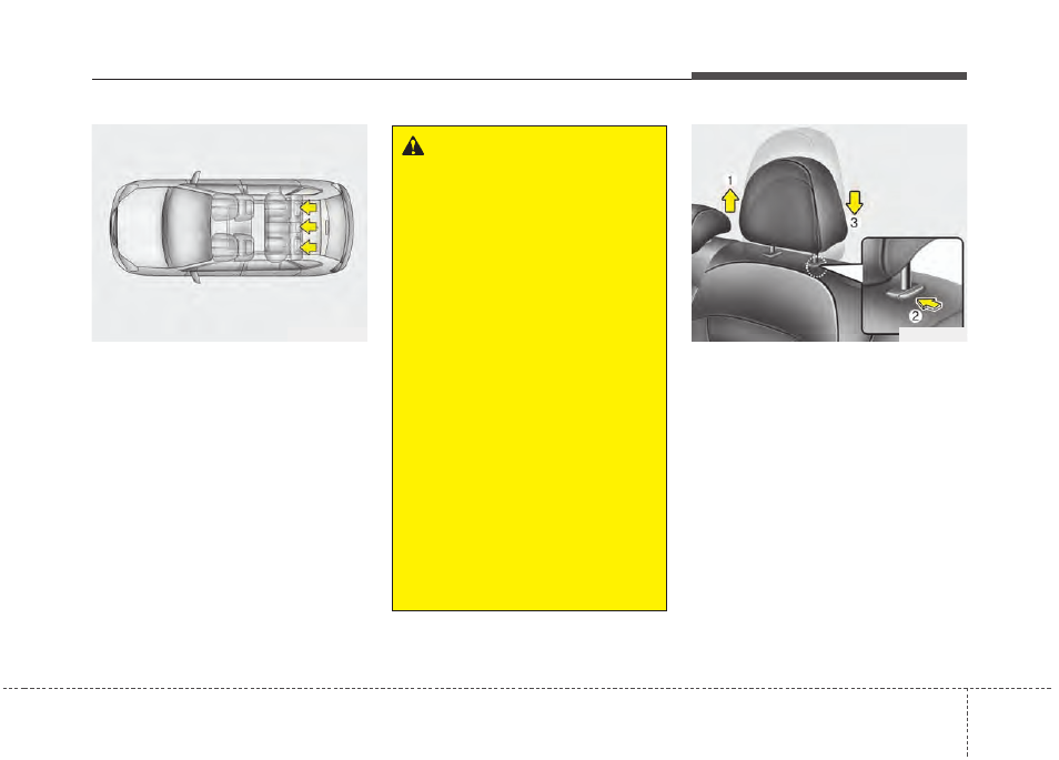 Safety features of your vehicle | KIA Sportage 2011 User Manual | Page 28 / 385