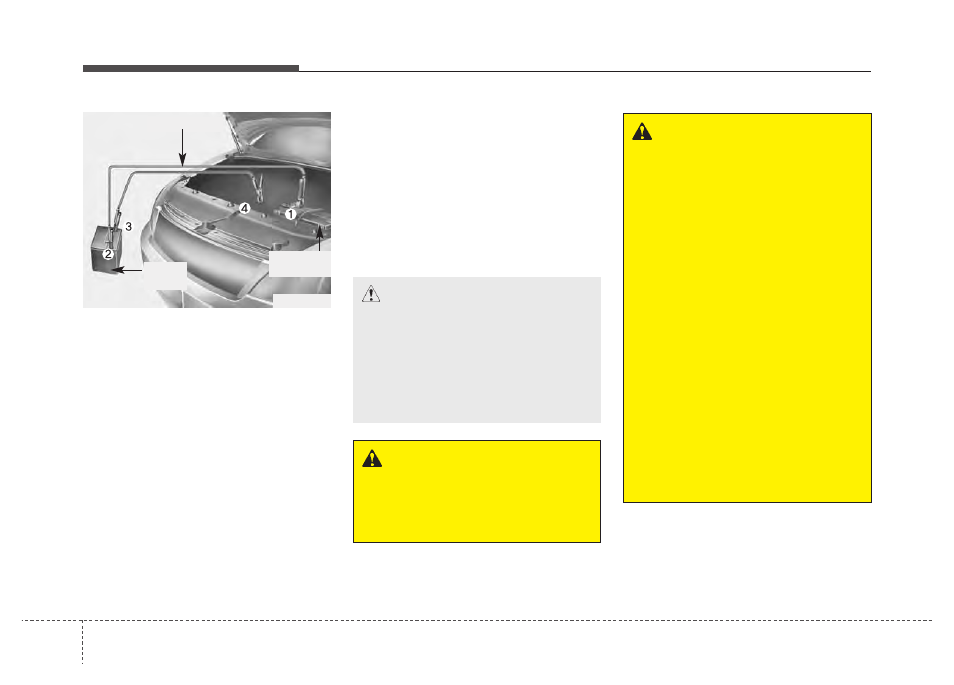 What to do in an emergency | KIA Sportage 2011 User Manual | Page 294 / 385